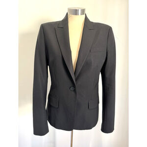 THEORY Women's Size 10 Gabe Wool Slim Fit Blazer Black Size 10